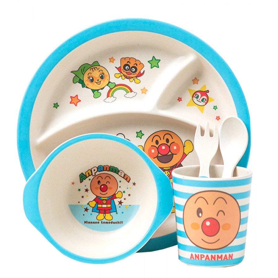 Σετ φαγητού Bamboo κλόουν 5 τμχ Σετ φαγητού Bamboo κλόουν 5 τμχ