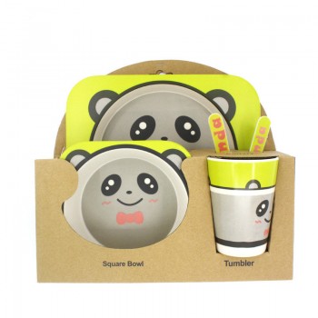 Σετ φαγητού Bamboo πάντα 5 τμχ