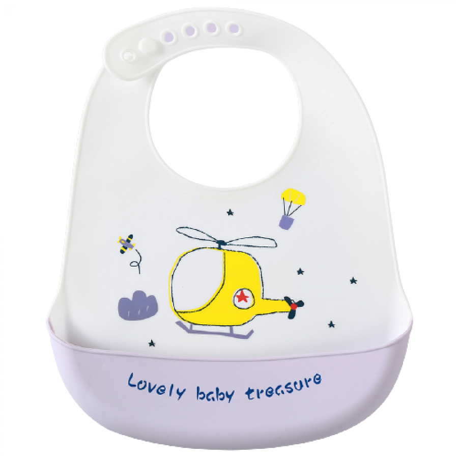 Σαλιάρα σιλικόνης ελικόπτερο 