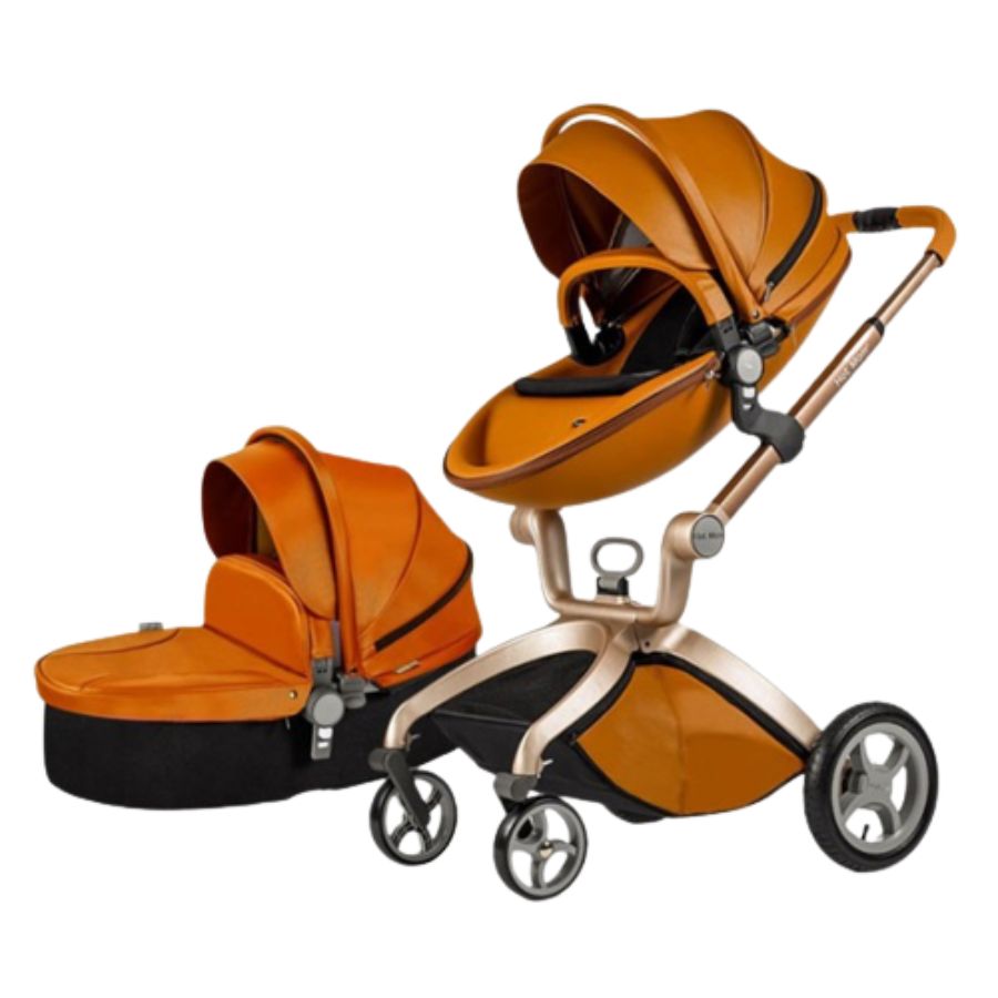 Καροτσάκι μωρού HOT MOM 3 σε 1 ταμπά