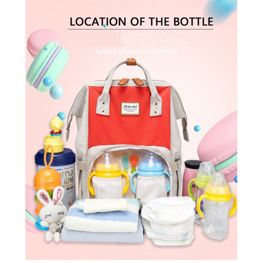 Τσάντα πλάτης μωρού Doko Club ποντικί-κίτρινο