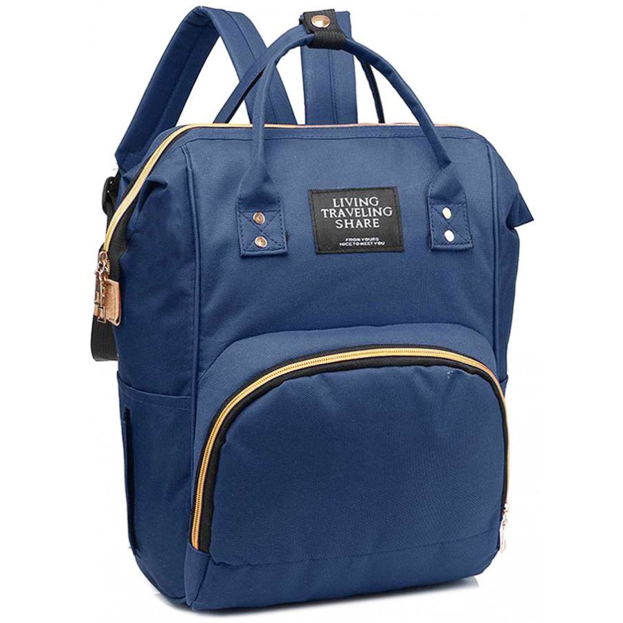 Τσάντα πλάτης μωρού μπλέ L.T.S.