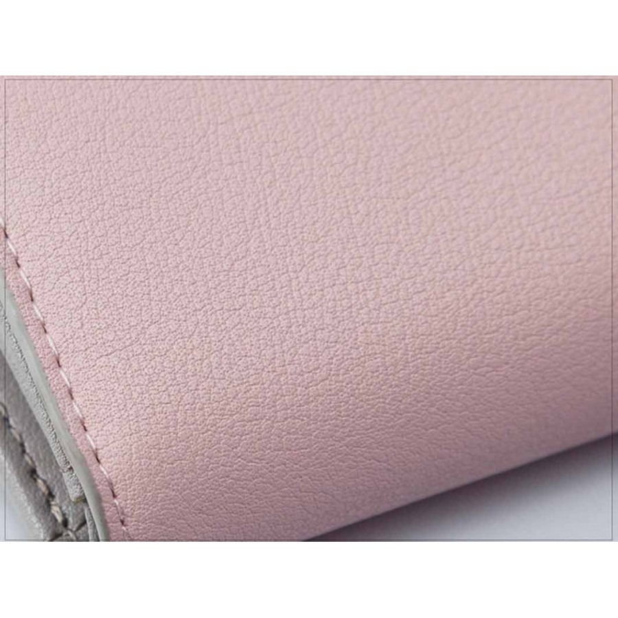 Πορτοφόλι ροζ-γκρι