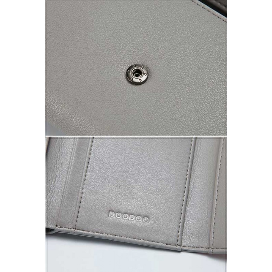 Πορτοφόλι ροζ-γκρι